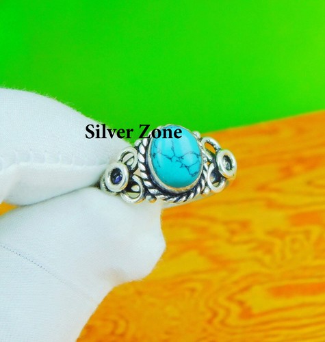 Bague turquoise argent - bague, |
