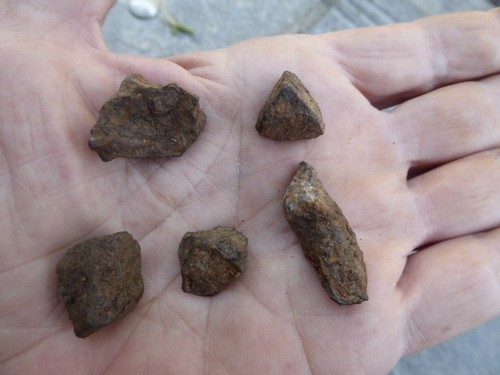 Lot 5 meteorites - , de