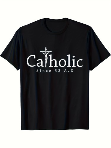 Shirt graphique catholique - t-shirt,