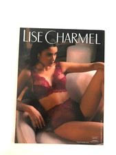 CARTON PLV AFFICHE LINGERIE LISE CHARMEL 41X31CM