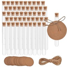 50 Pcs Tube a Essai Plastique