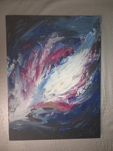 Peinture abstraite cosmique - abstraite,