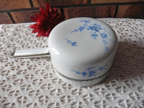 Ancienne casserole porcelaine - ancienne,