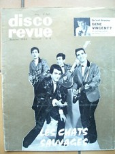 DISCO REVUE N°6 original de janvier 1962 LES CHATS SAUVAGES GENE VINCENT PRESLEY