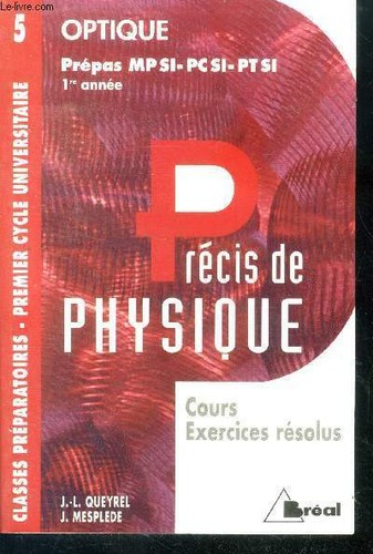 Optique prepas mpsi pcsi - prepas, mpsi,