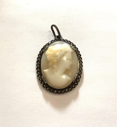 Ancien pendentif camee - ancien,