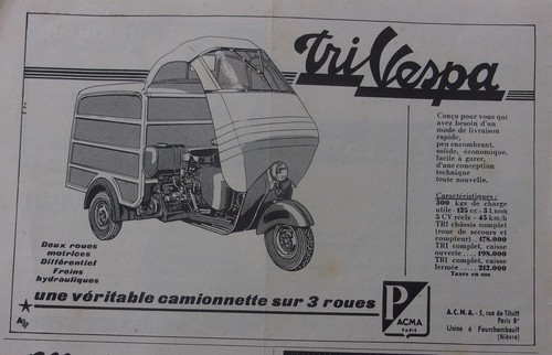 Publicite tri vespa - publicite,