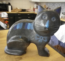 Chat céramique vintage -