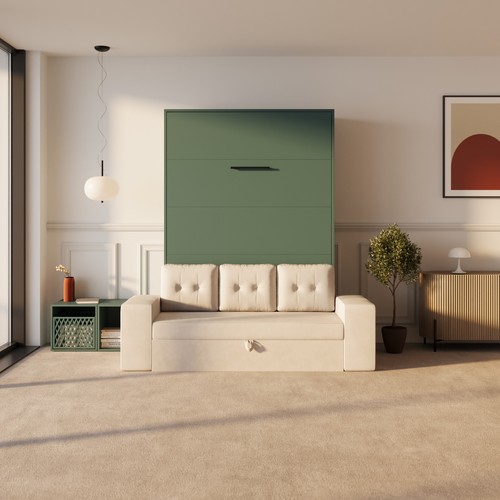 Lit escamotable 140x200 - lit,