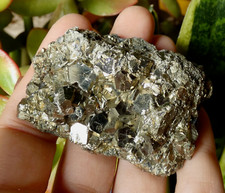 Pyrite en dodécaèdre Larioja 6x4x2cm Minéraux collection pierre lithothérapie