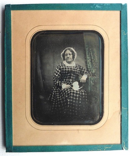 Daguerreotype 1850 femme - daguerreotype,