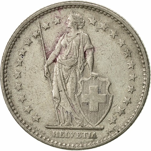 522666 suisse 2 francs - suisse,,