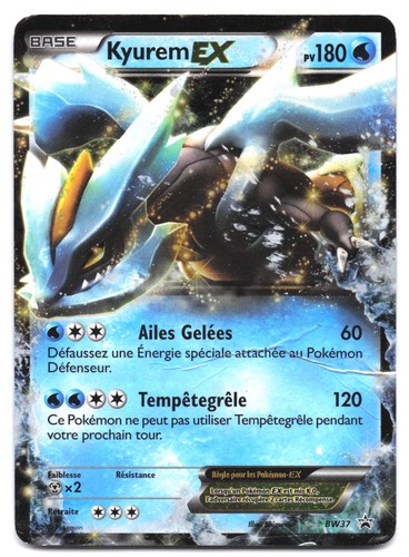 Carte pokémon kyurem bw37 - carte, ex