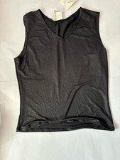 débardeur noir effet cuir sexy Manstore taille M