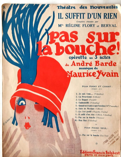 Partition musicale opérette - partition,
