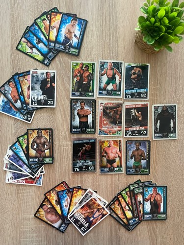 Lot cartes wwe - cartes, +