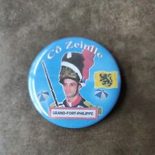 Pins / badge tambour major Carnaval Dunkerque pour clet'che grand fort Philippe 