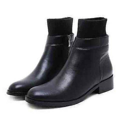 Bottes noir confortable - bottes,