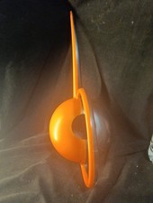 ARROSOIR VINTAGE RIVIERA EN PLASTIQUE ORANGE ET NOIR