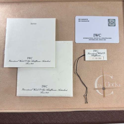 Documents pour orologio iwc - documents,