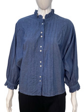 Chemisier En Coton À Volants