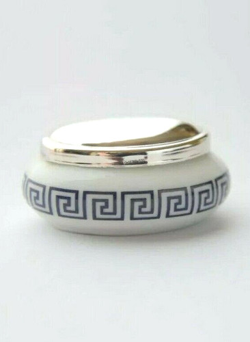 Boîte porcelaine argent - en, et