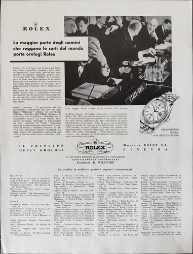 Rolex publicité 1961 - publicité,