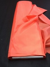  Tenture plafond MARIAGE tissu DOUBLURE orange au mètre largeur 75 cm