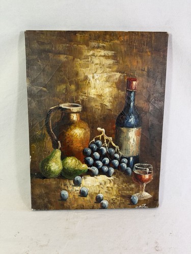 Nature morte huile sur - huile,