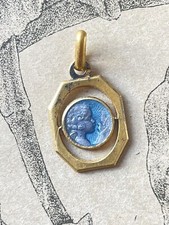 Ancien Pendentif Médaille en