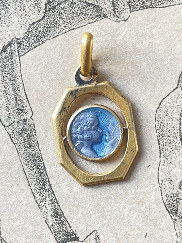 Ancien pendentif médaille - ancien,