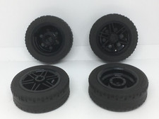 LEGO : 4x Roue Pneu 43.2 x 14  - Réf 56904c02 noir - Set 10302 42098 42153 42123