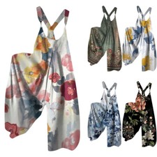 Saut-Prises De Jambes Larges Pour Les Femmes À Sauts Sans Manches Lâches /