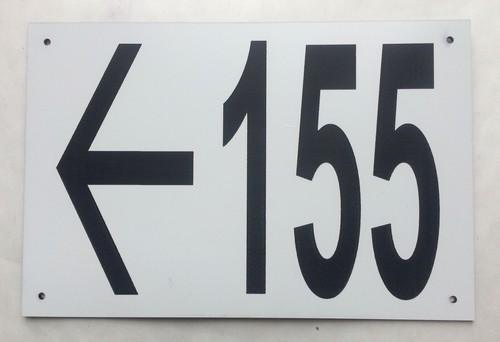 Plaque pvc numero rue de - numero,