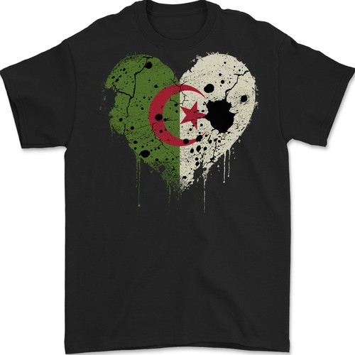Amour algérie drapeau - algérie,