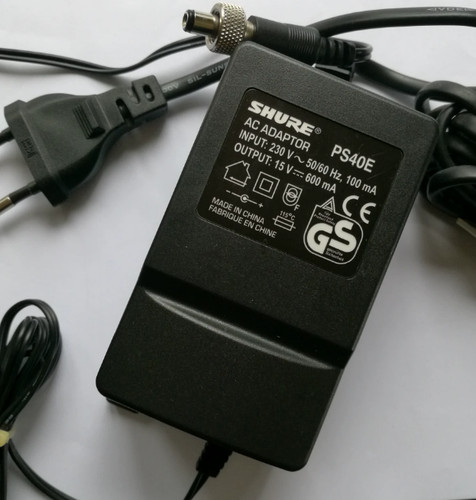 Shure ps40e 15v 600ma - ps40e,