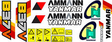 Yanmar B37V Digger Decal Set