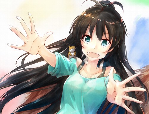 Hibiki anime playmat desk - playmat,