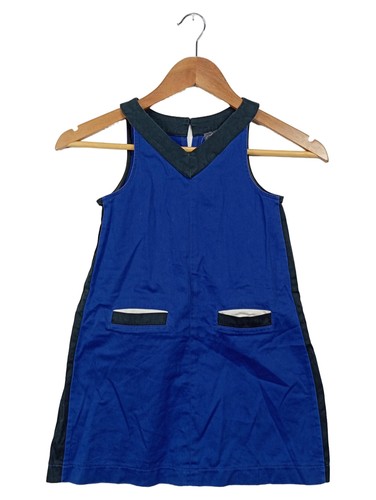 Robe bretelles fille bleu - robe,