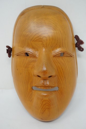 Masque japonais bois style - masque, en