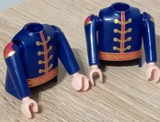 PLAYMOBIL X2 CORPS BRAS BLEU