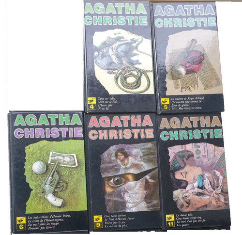 Agatha christie 5 tomes - christie,