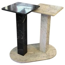 Sellette En Marbre Noir Et