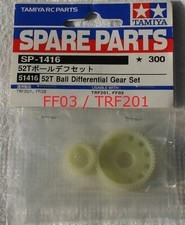 Tamiya FF03 / TRF 201 Ball Diff Gear Set 51416 neuf