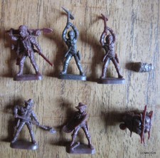 1:72 HO ATLANTIC 1010 ~ GOLD RUSH  FAR-WEST STORY / 7  FIGURINES