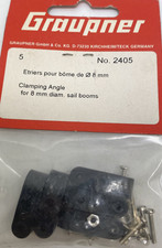Etriers pour bôme de 8 mm   2405  Graupner