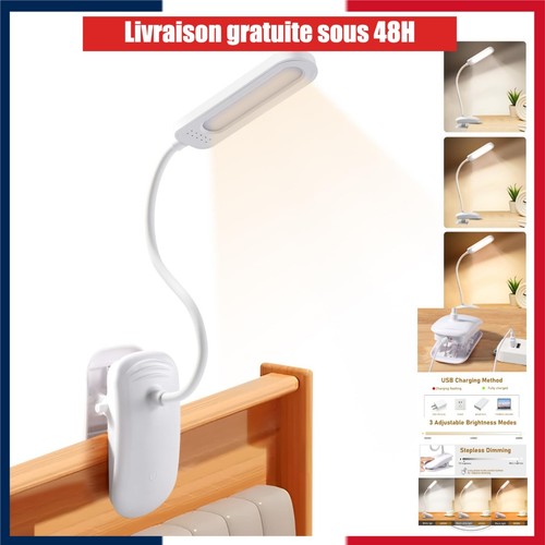 Lampe bureau pince led - à,