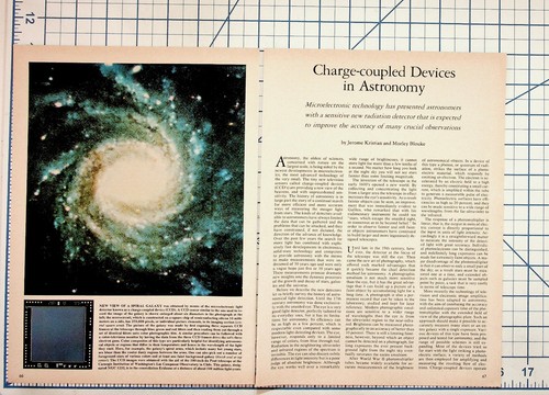 Vintage astronomy article - vintage,