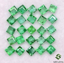 Émeraude Naturel Coupe Carré