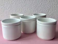 LOT DE 5 POTS À YAOURT